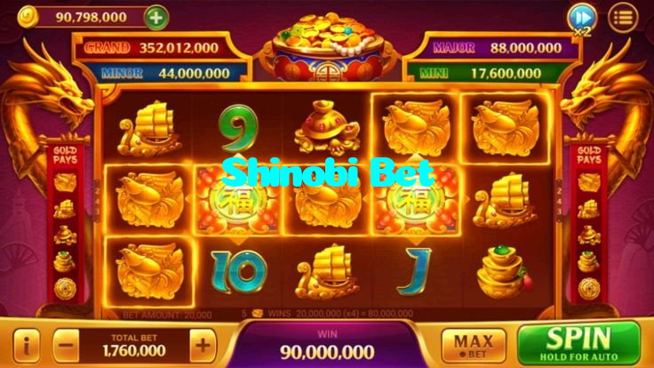 Shinobi Bet casino presented on mobile device in Pakistan with slots and live games